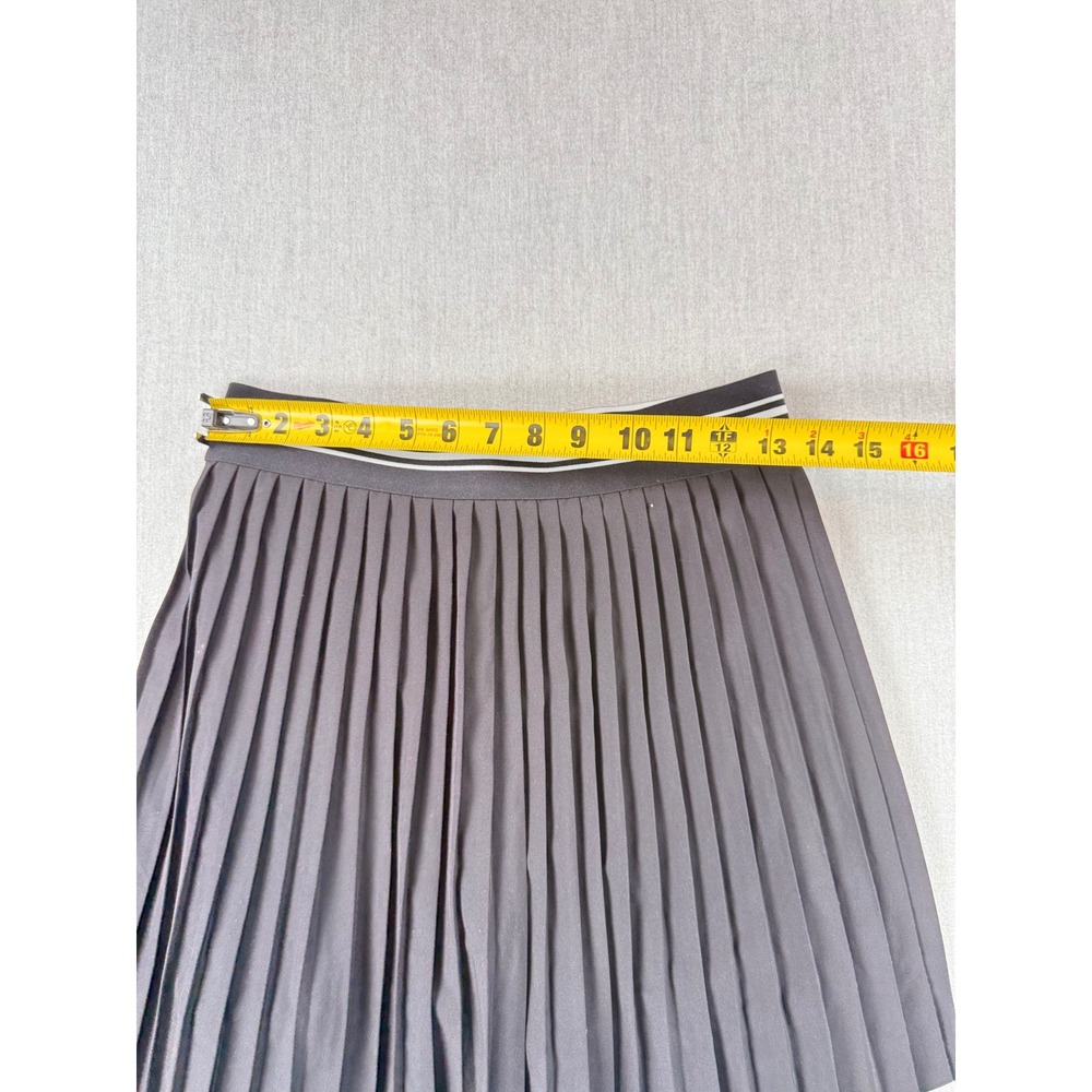 Lou & Grey Women Small Black Pleated Mini Skirt Elastic Waist Tennis Golf - Picture 5 of 6